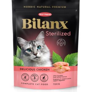 Best Friend Bilanx Sterilized chicken dry cat food 700 g