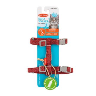 Best Friend Daily Walker Cat harness, colour assortment