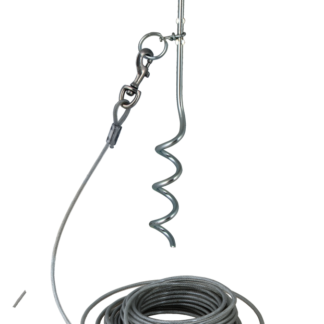 Best Friend Tie spiral stake and cable