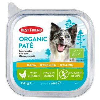 Best Friend Organic pat chicken for dogs 150g